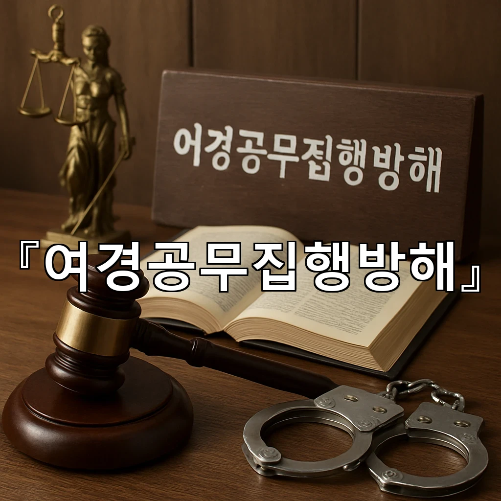 여경공무집행방해 현장에서 분위기를 가르는 대응의 순서와 태도