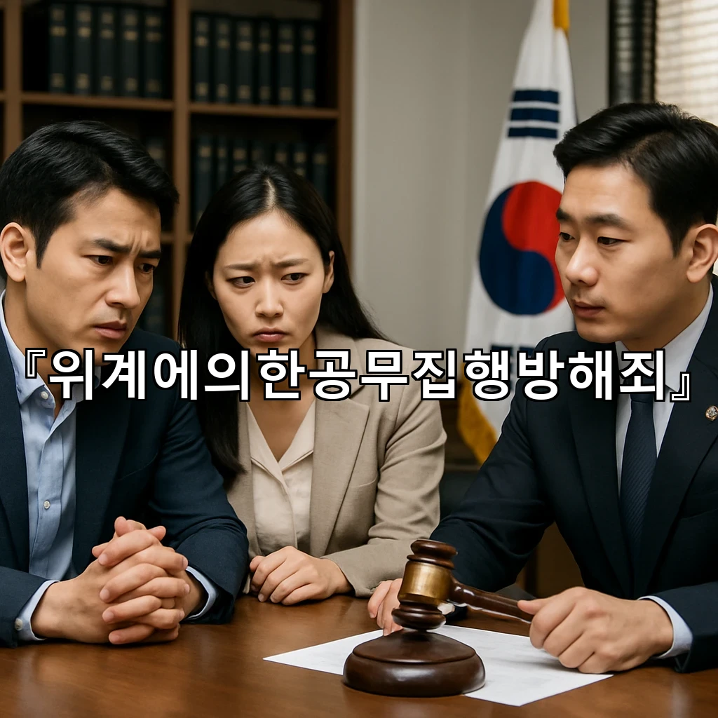 legal image 위계에의한공무집행방해죄 9233