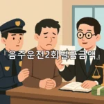 legal image 음주운전2회벌금금액 9829