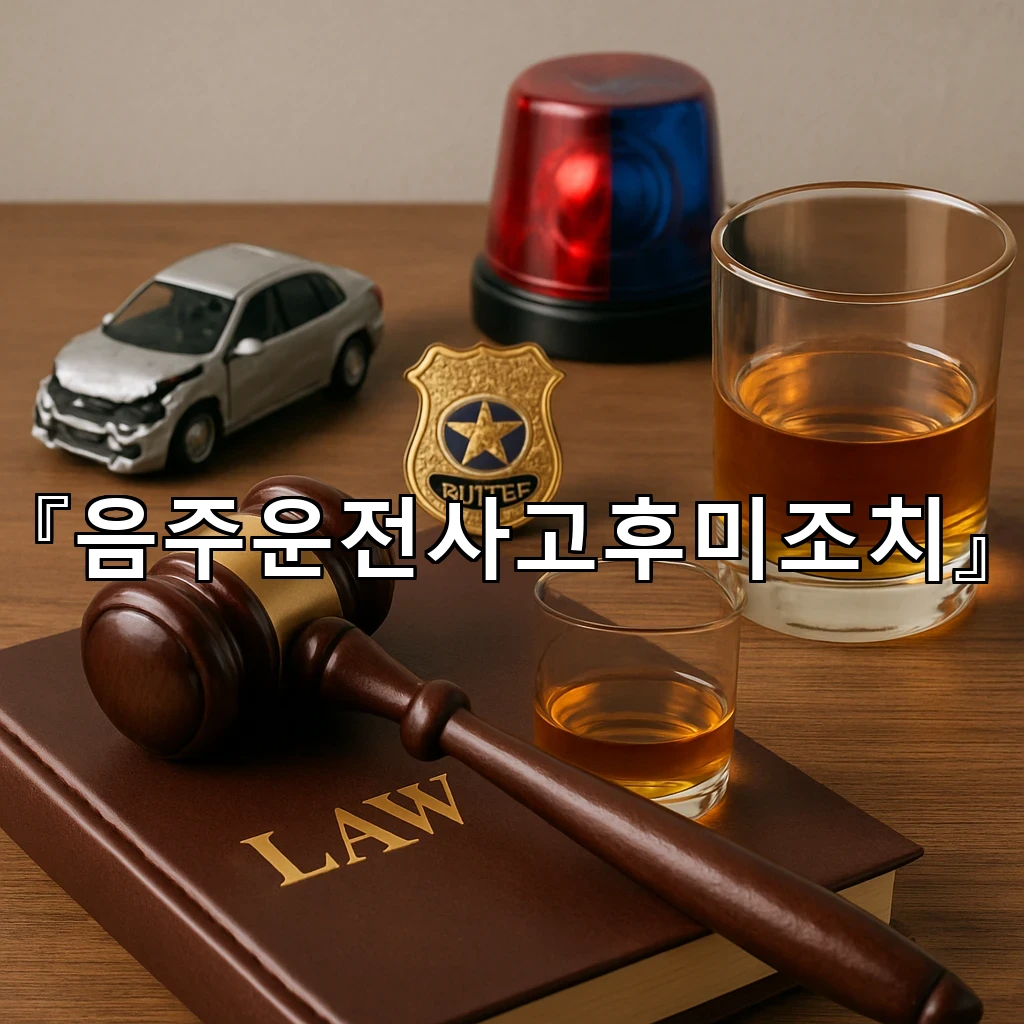 음주운전사고후미조치 상황에서 말과 행동을 가늠하는 핵심 포인트