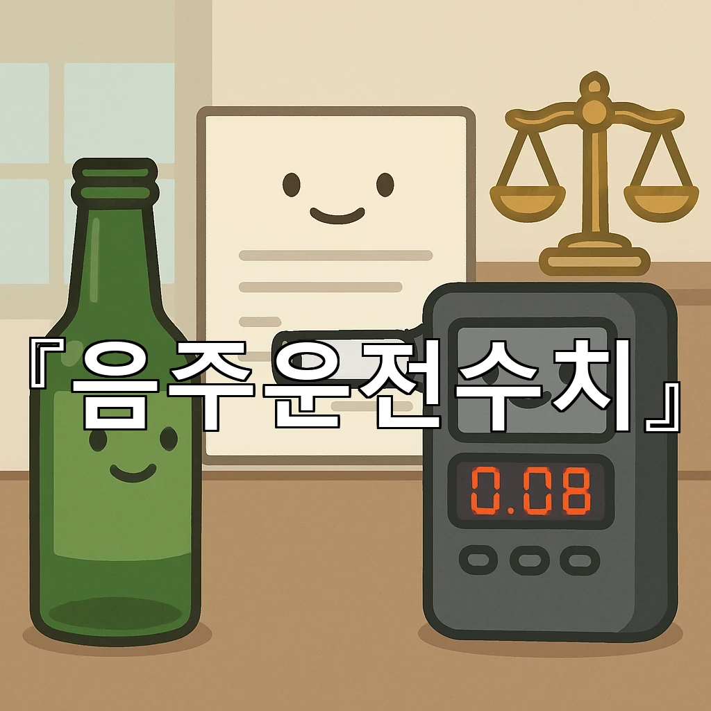 음주운전수치 기준이 달라지는 순간 무엇을 먼저 살펴야 할까