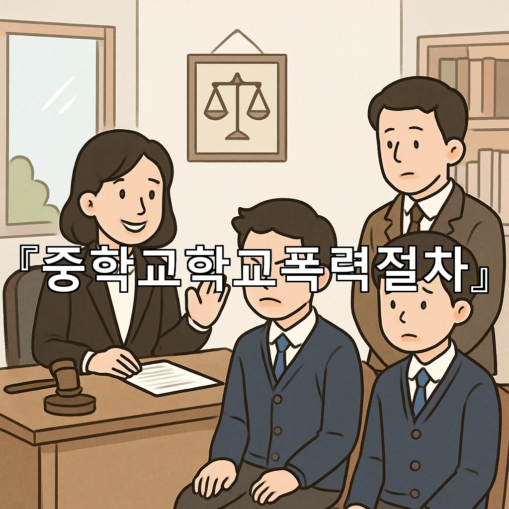 중학교학교폭력절차 처음 마주한 학부모가 살펴볼 진행 흐름 정리
