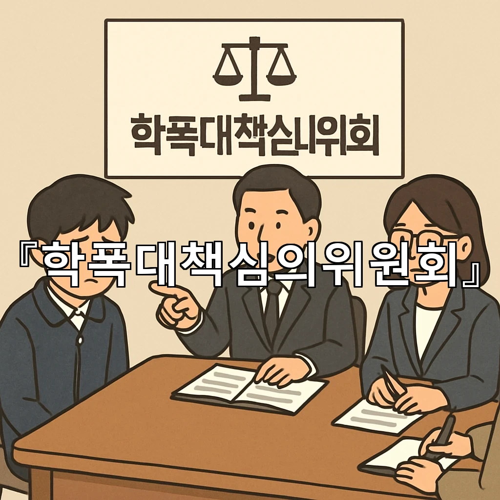 학폭대책심의위원회 첫 참석자라면 흐름부터 이렇게 보세요