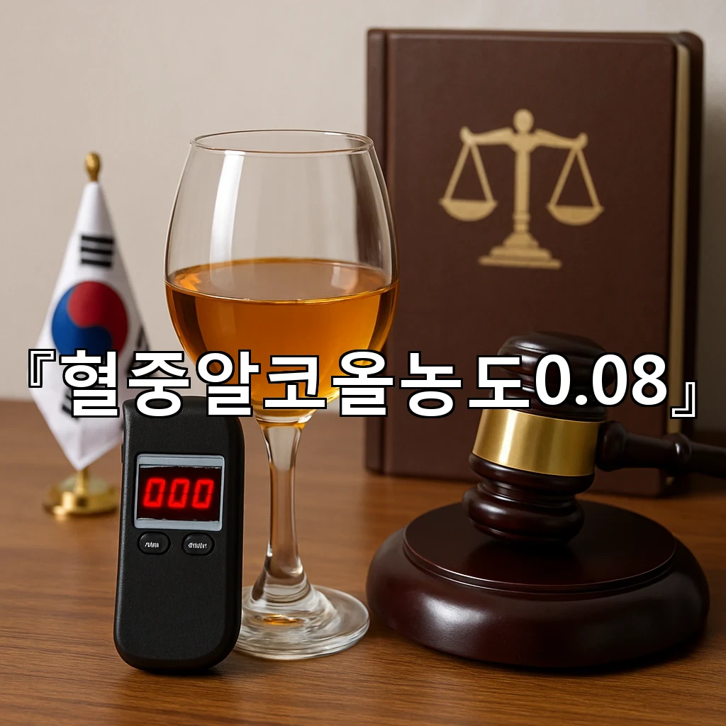 혈중알코올농도0.08 새벽 귀가 길에서 돌아보는 생활의 리듬