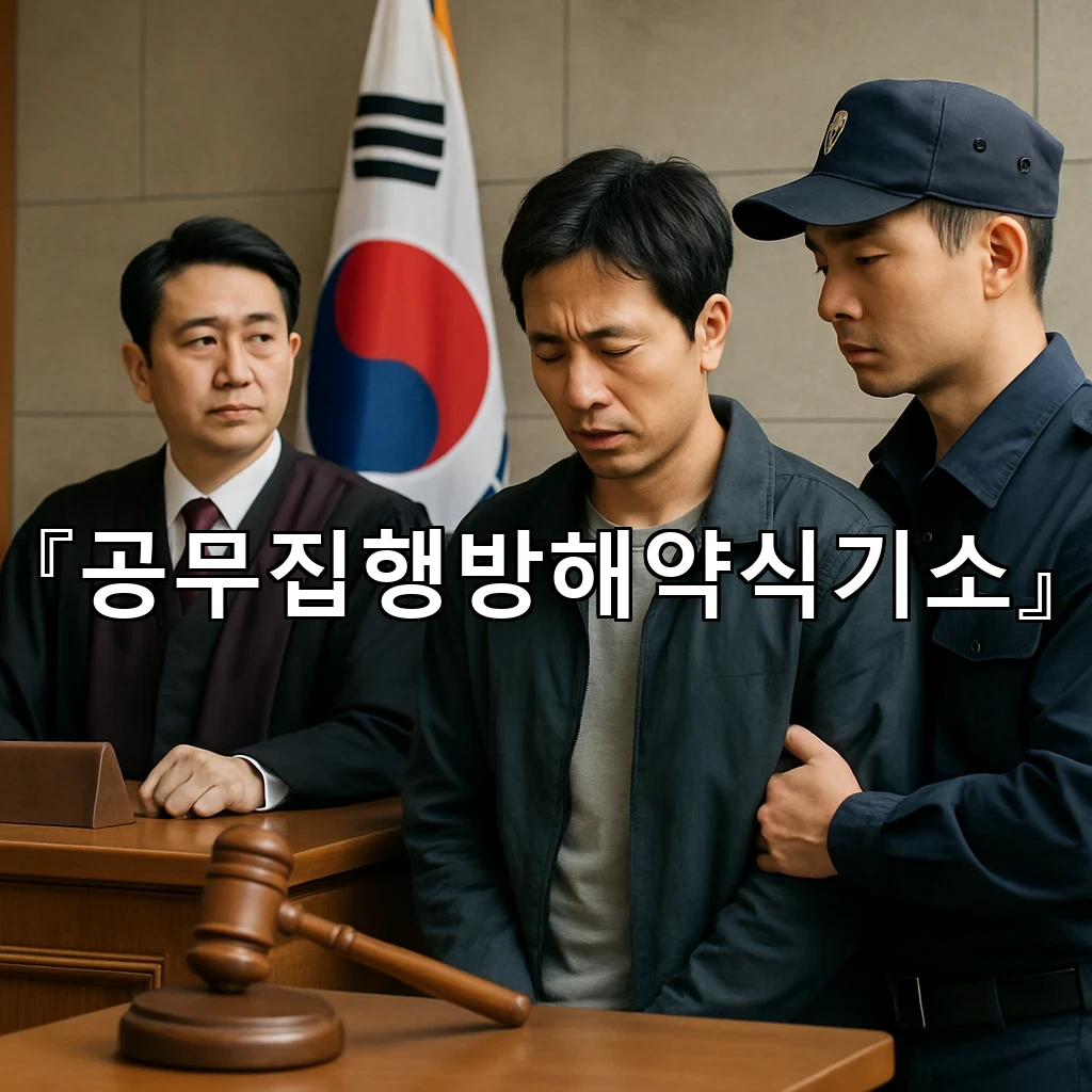 공무집행방해약식기소 기록이 남는 방식과 생활 속 영향 정리