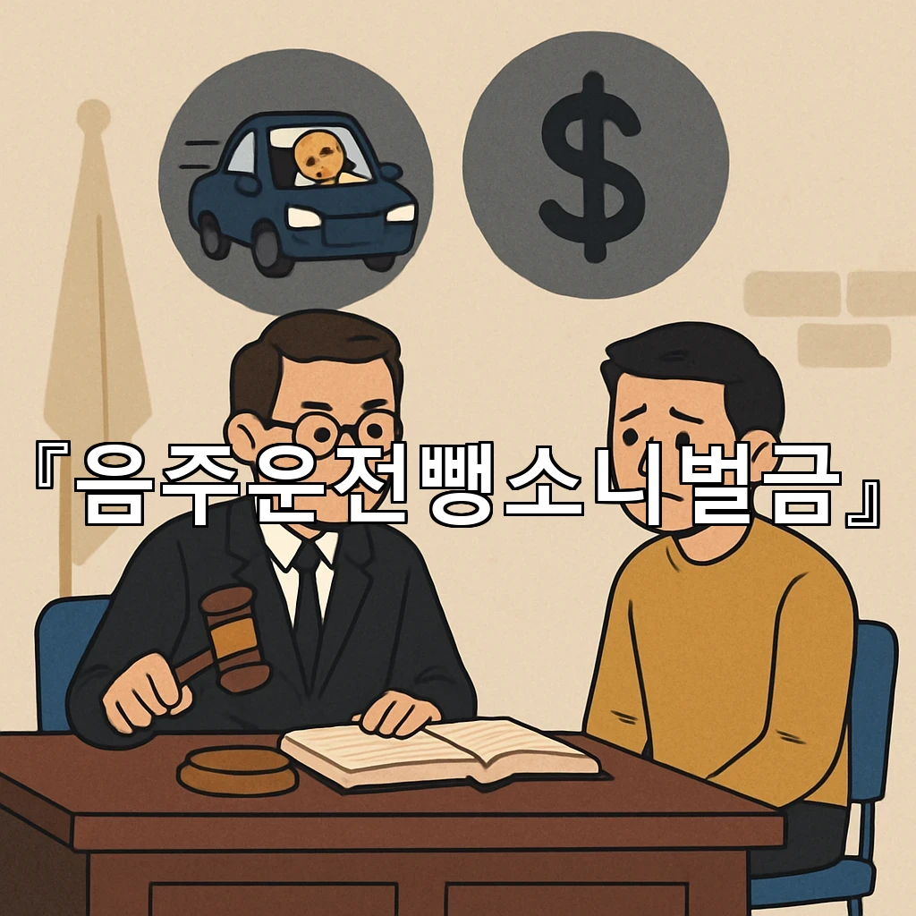 음주운전뺑소니벌금 금액이 달라지는 판단 요소를 정리한 글
