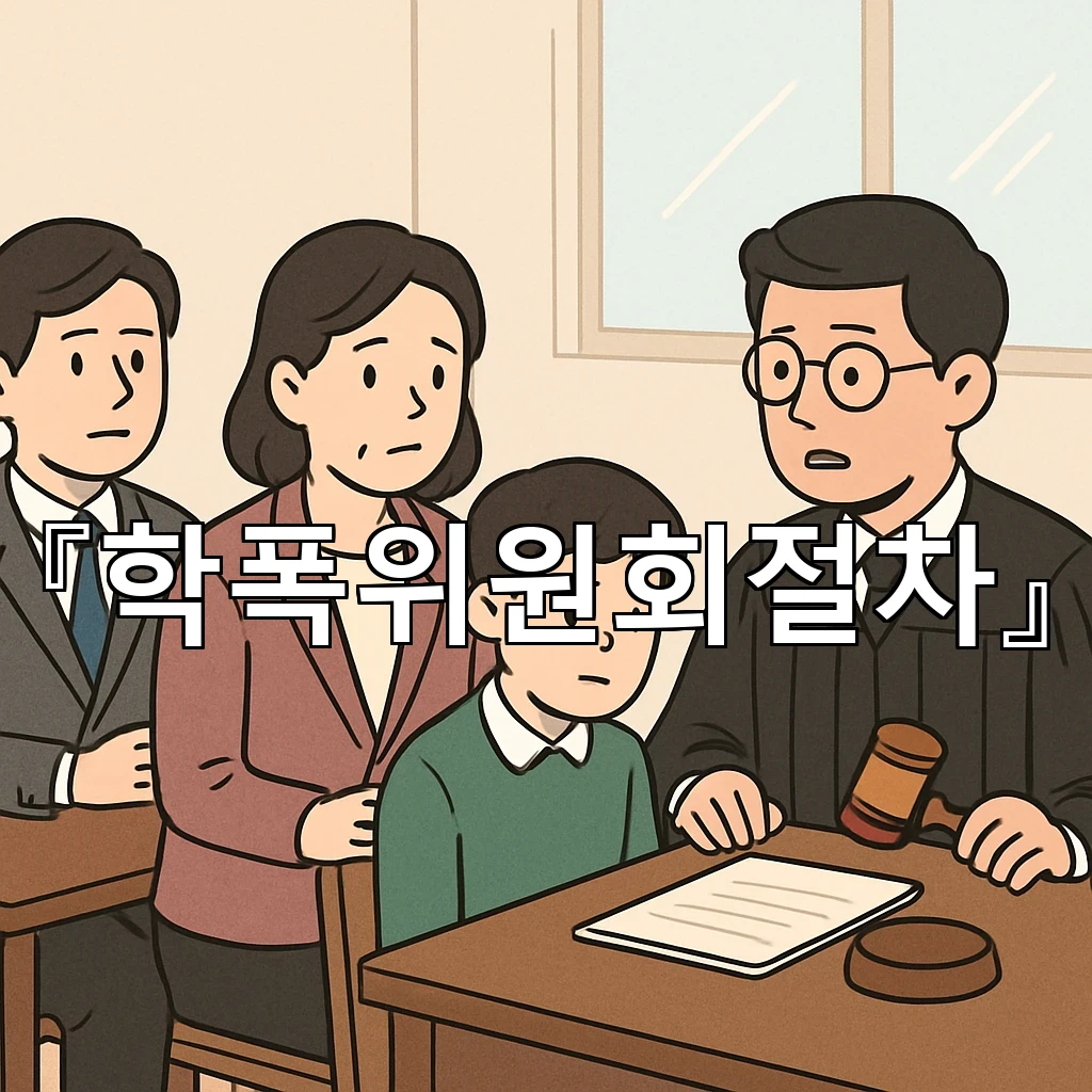 학폭위원회절차 학교 기록이 말해 주는 흐름과 쟁점 읽기